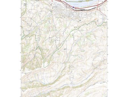 US Topo 7.5-minute map for The Dalles South ORWA Fashion