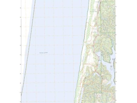 US Topo 7.5-minute map for Tahkenitch Creek OR For Cheap