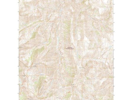 US Topo 7.5-minute map for Gods Pocket Peak NV Hot on Sale