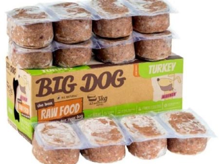 Big Dog Barf Turkey Frozen Raw Dog Food 3kg Sale