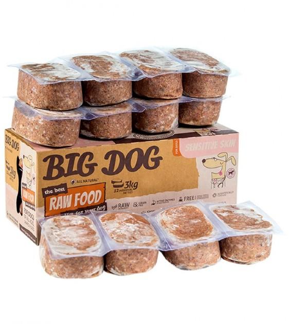 Big Dog Barf Sensitive Skin Frozen Raw Dog Food 3kg For Cheap