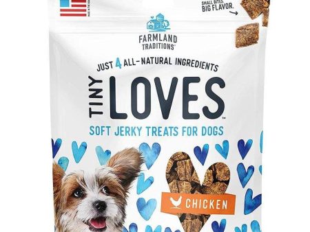 Farmland Traditions Tiny Loves Chicken Soft Jerky Dog Treats 6oz Online Hot Sale