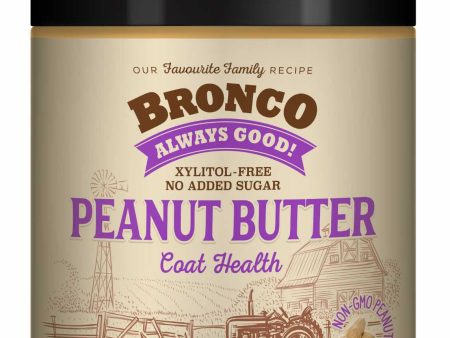 Bronco Peanut Butter Coat Health Dog Treat 250g For Sale