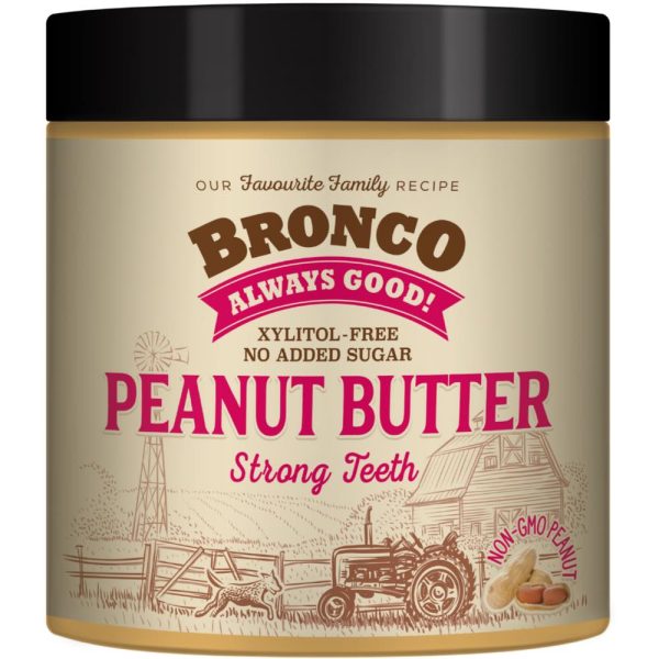 Bronco Peanut Butter Strong Teeth Dog Treat 250g Discount