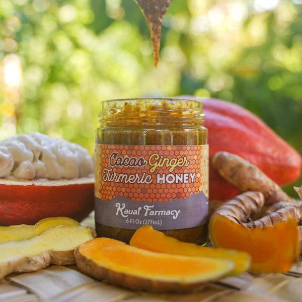 Cacao Ginger Turmeric Honey Hot on Sale